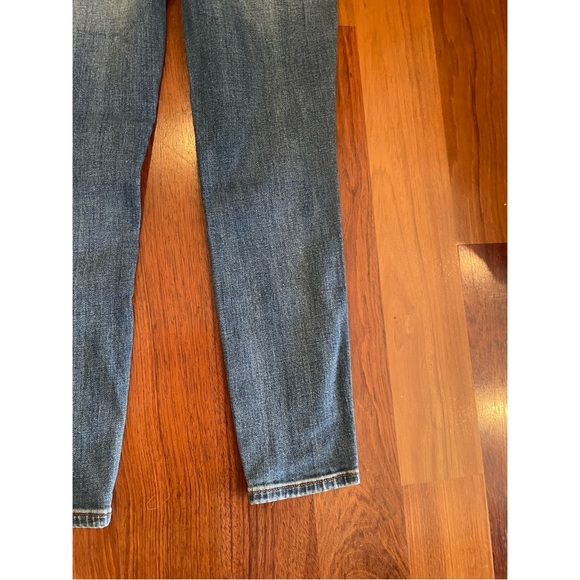Free People Blue Denim Ankle Cut Skinny Jeans Size 27 $170 - Picture 3 of 6